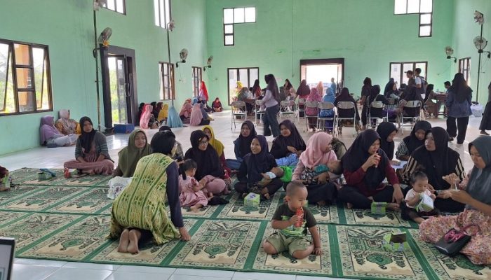 Gandeng AIMI Babel, PT Timah Gelar Edukasi Penanganan Stunting di Desa Paku