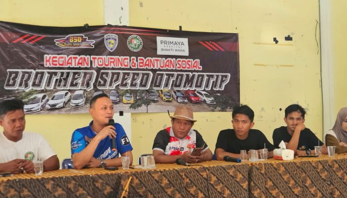 Pengprov IMI Babel Gelar Touring Wisata dan Bakti Sosial di Desa Rias