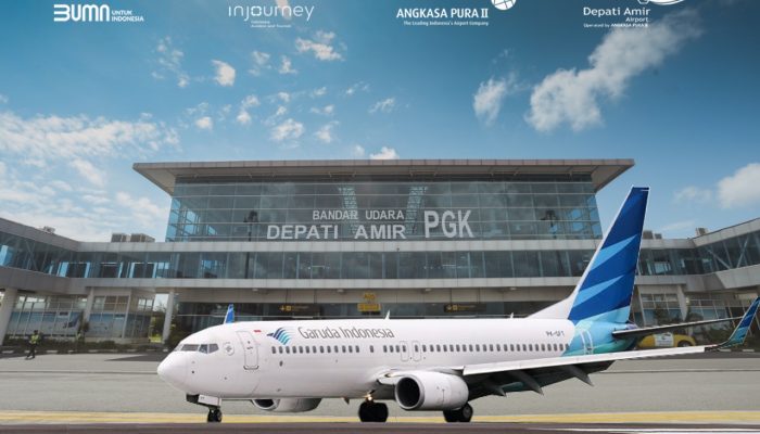 Garuda Indonesia Tambah Frekuensi Penerbangan Pagi Hari di Bandara Depati Amir Pangkalpinang