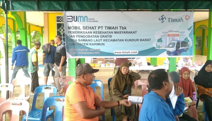Mobil Sehat PT Timah Terus Bergerak, Berikan Pelayanan Kesehatan Bagi Masyarakat di Karimun