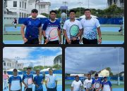 Laga Perdana di Penyisihan Grup, Tenis Beregu Putra PON Babel  Libas Sumatera Barat