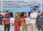 Dekatkan Akses Pelayanan Kesehatan Bagi Masyarakat, Mobil Sehat PT Timah Datangi Desa Pasir Putih Bangka Selatan