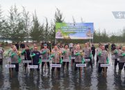 Kolaborasi PT Timah Bersama Polda Babel Dukung Program Sejuta Pohon Untuk Cegah Abrasi