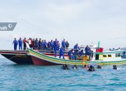 Lakukan Transplantasi Terumbu Karang, Polairud Babel Gandeng PT Timah