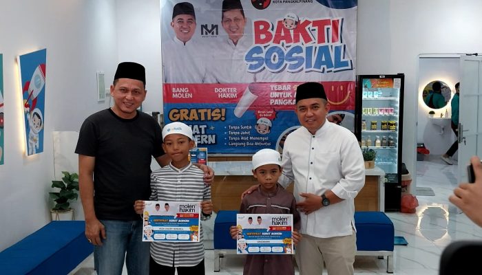 Bersama Bang Molen dan Dokter Hakim, Tebar Senyum Anak-Anak Pangkalpinang dengan Sunat Modern Gratis
