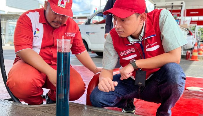 Tingkatkan Pengawasan, Pertamina Patra Niaga Regional Sumbagsel Lakukan Uji Tera di SPBU Babel