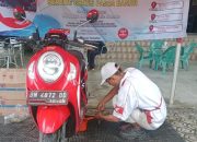 Peduli Konsumen Terdampak Banjir, Honda Babel Berikan Layanan Servis Gratis di Parittiga Jebus