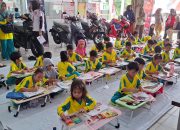 Berkreasi dan Berprestasi Sejak Dini, Honda Babel Gelar Lomba Mewarnai Bersama TK Tunas Bangsa