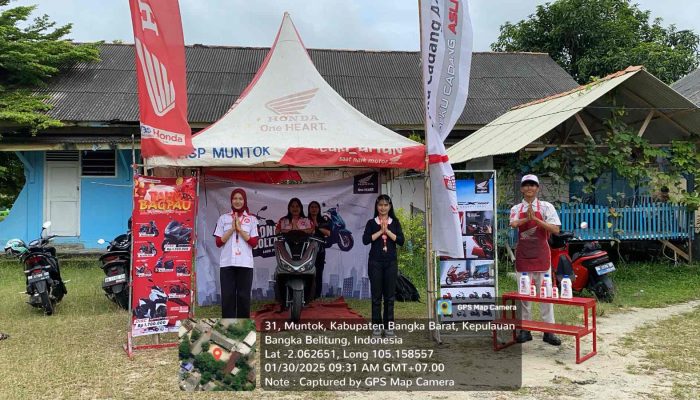 Honda Babel Gerebek Instansi, Servis Ganti Oli Hanya Rp50 Ribu