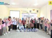 Kolaborasi dengan Pemerintah Wujudkan Generasi Bebas Stunting, YBM PLN Salurkan 53 Paket Gizi di Mendo Barat