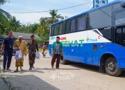 Kolaborasi PT Timah dan GP Ansor, Hadirkan Mobil Sehat dan Sembako Bagi Masyarakat di Wilayah Pesisir