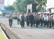 Kasrem 045/Gaya Hadiri Apel Gelar Pasukan Operasi Keselamatan Menumbing