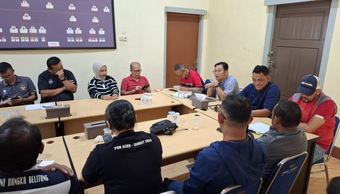 Bahas Penjabaran Rencana Kerja, KONI Babel Rapatkan Barisan Demi Prestasi Olahraga