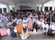 Rombongan Terakhir Dilepas Menuju Pulau Bangka, Ratusan Pemudik Nikmati Mudik Aman Sampai Tujuan Bersama PT Timah