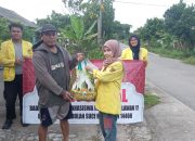 Wujud Bakti Sosial Perkuat Nilai Toleransi & Kebersamaan kepada Masyarakat, BEM Institut Pahlawan 12 Babel Bagikan Sembako