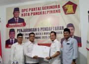 Tiga Balon Daftar di Hari Pertama, dr. Hakim Resmi Daftarkan Diri ke DPC Gerindra Pangkalpinang