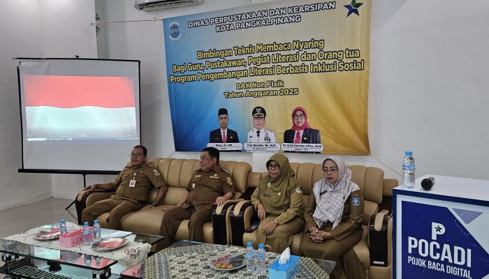 Dinas Perpustakaan dan Kearsipan Pangkalpinang Gelar Bimtek Membaca Nyaring, Upaya Tumbuhkan Minat Baca dari Keluarga hingga Masyarakat