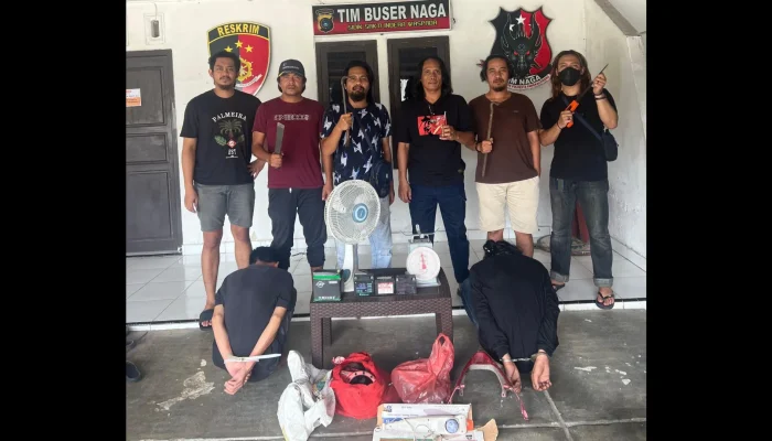 Polisi Tangkap Dua Pelaku Curat di Pondok Warga Bukit Merapin