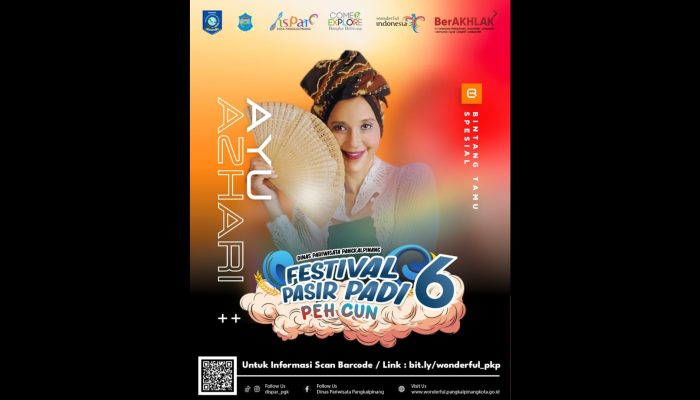 Ayu Azhari Tampil di Festival Pasir Padi 6, Pj Wali Kota Dorong Promosi Wisata Pangkalpinang Lebih Luas
