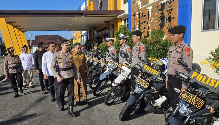 Apel Ops Mantap Praja Menumbing, Pemkot Pangkalpinang Apresiasi Kesiapan Pengamanan Pilkada Ulang 2025