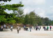 Momen Hari Lingkungan Hidup Sedunia, PT Timah Bersama Pokdarwis Rambak Kumpulkan Sampah Plastik di Kawasan Wisata