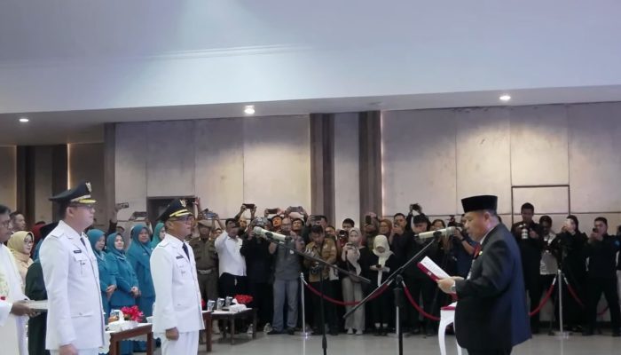 Gubernur Babel Lantik Bupati Bangka Barat, Pj Wali Kota Pangkalpinang Harapkan Kolaborasi