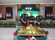 Gelar Syukuran Secara Sederhana; Peringati HUT Ke-15 Korem 045/Gaya