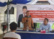 Anggota DPRD Babel, Rusdianto: Masyarakat Harus Tahu Haknya dalam Mendapatkan Informasi Publik