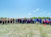 Jaga Ekosistem Pesisir, PT Timah Bersama HNSI Bangka Tanam Ribuan Mangrove di Nelayan II Sungailiat