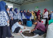 Jaga Lingkungan dan Tingkatkan Ekonomi Warga, PT Timah Latih Ibu-ibu  Sungailiat Olah Sampah Jadi Kompos Bernilai Ekonomis