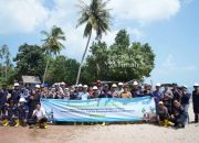 Jaga Ekosistem Pantai Batu Bedaun Bangka Belitung, PT Timah Kolaborasi dengan Karang Taruna Desa Rajik Tanam Ribuan Mangrove
