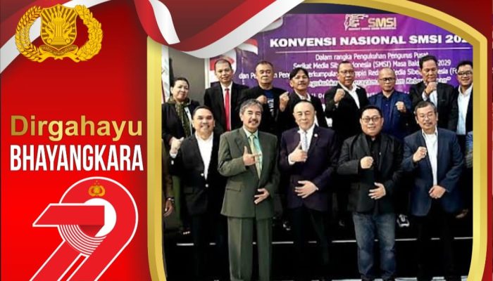 Forum Pemimpin Redaksi Media Siber Indonesia Ucapkan Selamat Hari Bhayangkara ke-79