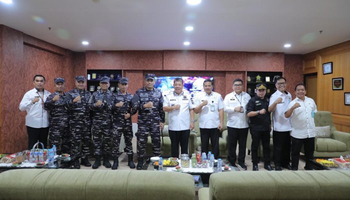 Bertemu Danlantamal III, Gubernur Babel Bahas Upaya Tekan Penyelundupan