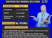 UBB Buka Jalur Tes Mandiri Sendiri, Yuk Cek Prodi Tersedia dan Persyaratannya
