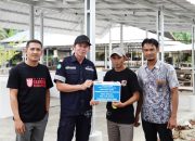 PT Timah Dukung Pembangunan Pujasera di Desa Bencah, Gairahkan Ekonomi Lokal