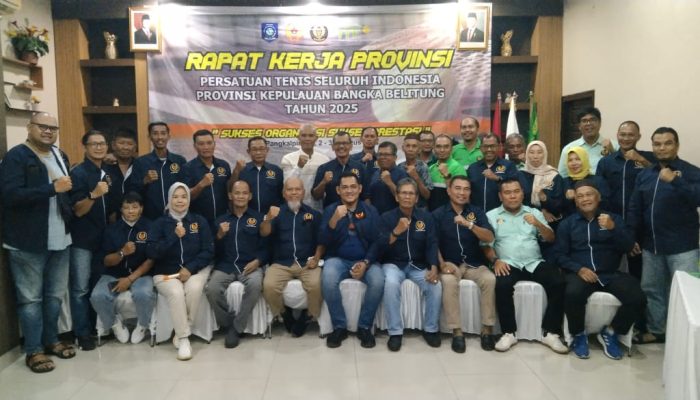 PELTI Babel Gelar Rakerprov 2025, “Sukses Organisasi, Sukses Prestasi”