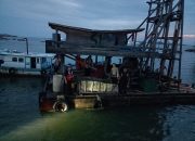 Masih Membandel, PT Timah Bersama Tim Gabungan Tertibkan Tambang Ilegal di Perairan Cupat Bangka Barat