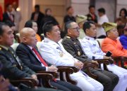 Gubernur Hidayat Arsani Ikuti Upacara Detik-Detik Proklamasi Bersama Forkopimda Secara Virtual
