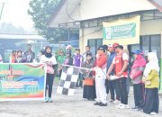 Meriah! Rektor Lepas Peserta Jalan Sehat Milad ke-14, Jakaria Raih Hadiah Utama Sepeda Listrik