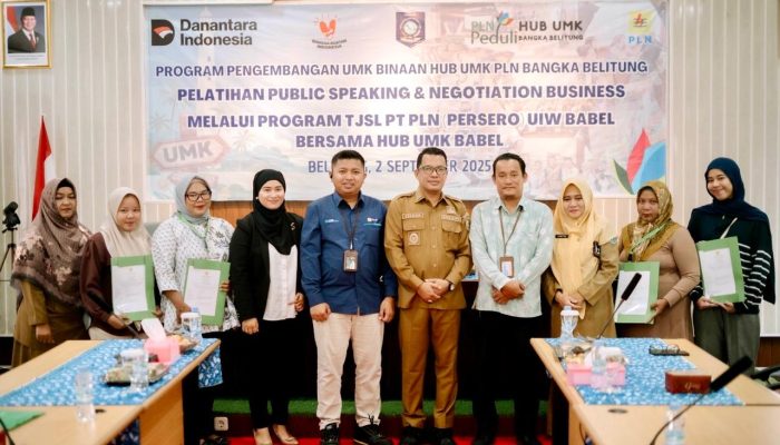 HUB UMK PLN Babel Gelar Pelatihan Public Speaking dan Negosiasi Bisnis, Dukung UMK Go Global
