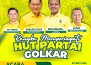 Peringati HUT ke-61 Partai Golkar, DPD Partai GOLKAR Babel Gelar Berbagai Kegiatan