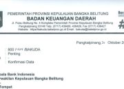 Pemprov Babel Surati BI Minta Penjelasan Duit Mengendap Rp 2,1 Triliun