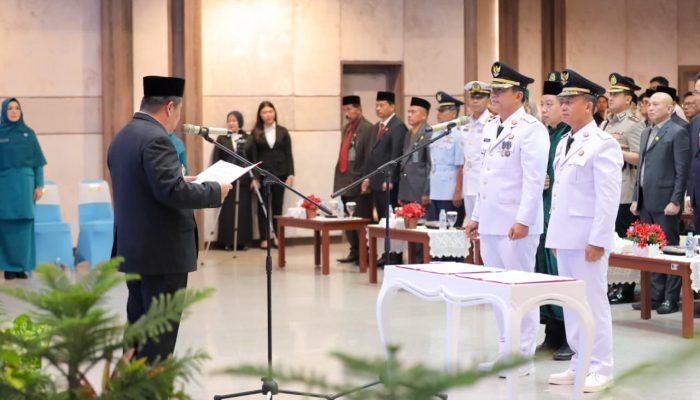 Lantik Bupati dan Wakil Bupati Bangka, Gubernur Hidayat Arsani Tekankan Komitmen Sinergi Membangun Daerah