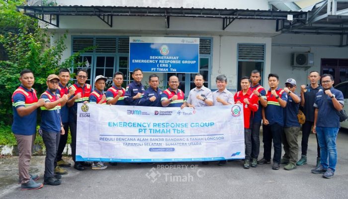 PT TIMAH Tbk Berangkatkan Tim Emergency Response Group untuk Misi Kemanusiaan di Sumatera Utara
