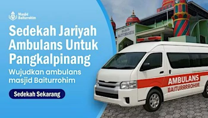 Masjid Baiturrohim Pangkal Pinang, Inisiasi Program “PATUNGAN AMAL SHOLEH UNTUK PENGADAAN AMBULAN”