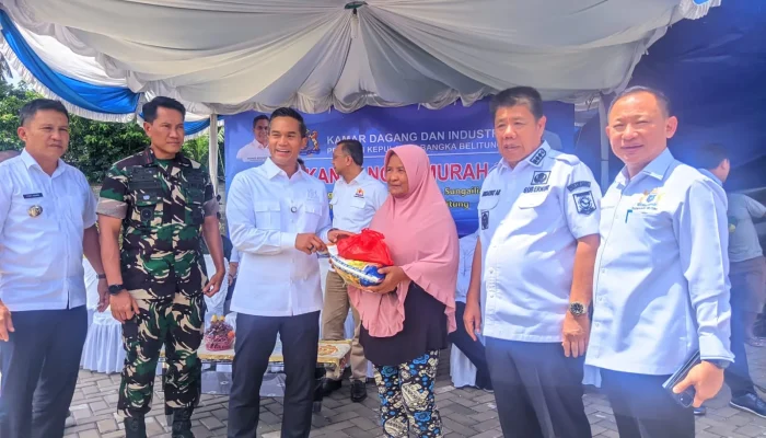 Tekan Inflasi, KADIN Babel Gelar Gerakan Pangan Murah untuk Masyarakat