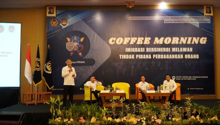 Lindungi Masyarakat, Kanwil Ditjen Imigrasi Kepulauan Bangka Belitung Dorong Kolaborasi Lintas Sektor Melawan TPPO di Bangka Belitung