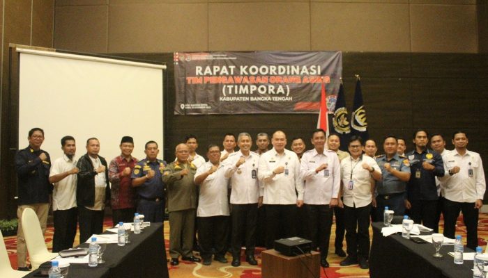 Rakor Tim Pora Bangka Tengah, Kanwil Ditjen Imigrasi Babel Dorong Pengawasan Orang Asing yang Terintegrasi