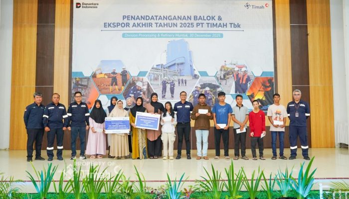PT TIMAH Tbk Terus Bergerak Dukung Pendidikan, Bantu Fasilitas Belajar TPA Bunayya di Desa Belo Laut