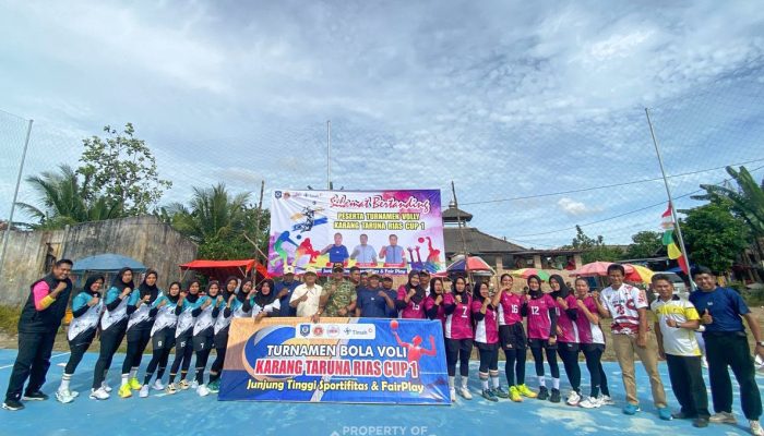PT TIMAH Tbk Perkuat Olahraga Masyarakat dengan Dukung Turnamen Voli Antar Desa di Bangka Selatan